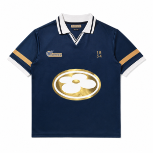 Pharrel William 2026 FIFA World Cup Pontnuef Jersey 1854 Pocket Polo Footbal Jersey with Gold Floral Crest | Premium Retro Luxury Streetwear 9 Pharrel William 2026 FIFA World Cup Pontnuef Jersey 1854 Pocket Polo Footbal Jersey (2)