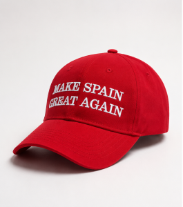 Ferran Torres wear "Make Spain Great Again" at Victory Parade - Personalized Trend Hat 6 "Make Spain Great Again" FIFA World Cup Victory Cap