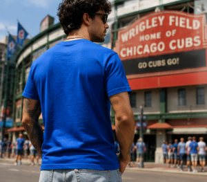 George Kittle Cubweiser Royal Blue Shirt