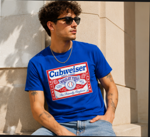 George Kittle Cubweiser Royal Blue Shirt