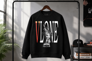 Pop Smoke featuring VLONE Statue of Liberty Graphic Crewneck Sweatshirt – Black 8 VLONE Statue of Liberty Graphic Crewneck Sweatshirt – Black