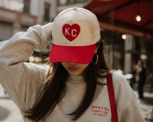 Travis Kelce Kansas City KC Heart Heritage Cap - Kansas City Monarchs Tribute 5 KC Heart Heritage Cap — Kansas City Monarchs Tribute