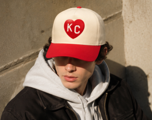 Travis Kelce Kansas City KC Heart Heritage Cap - Kansas City Monarchs Tribute 6 KC Heart Heritage Cap — Kansas City Monarchs Tribute