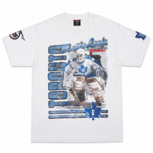 Johnny Bower Toronto Maple Leafs Vintage Bootleg Graphic T-Shirt