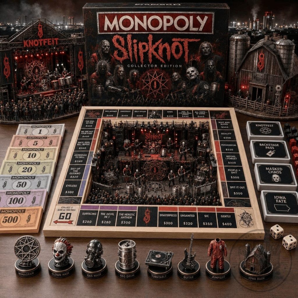 Slipknot Collector Edition Monopoly Board Game Set Slipknot Collector Edition Monopoly Board Game Set