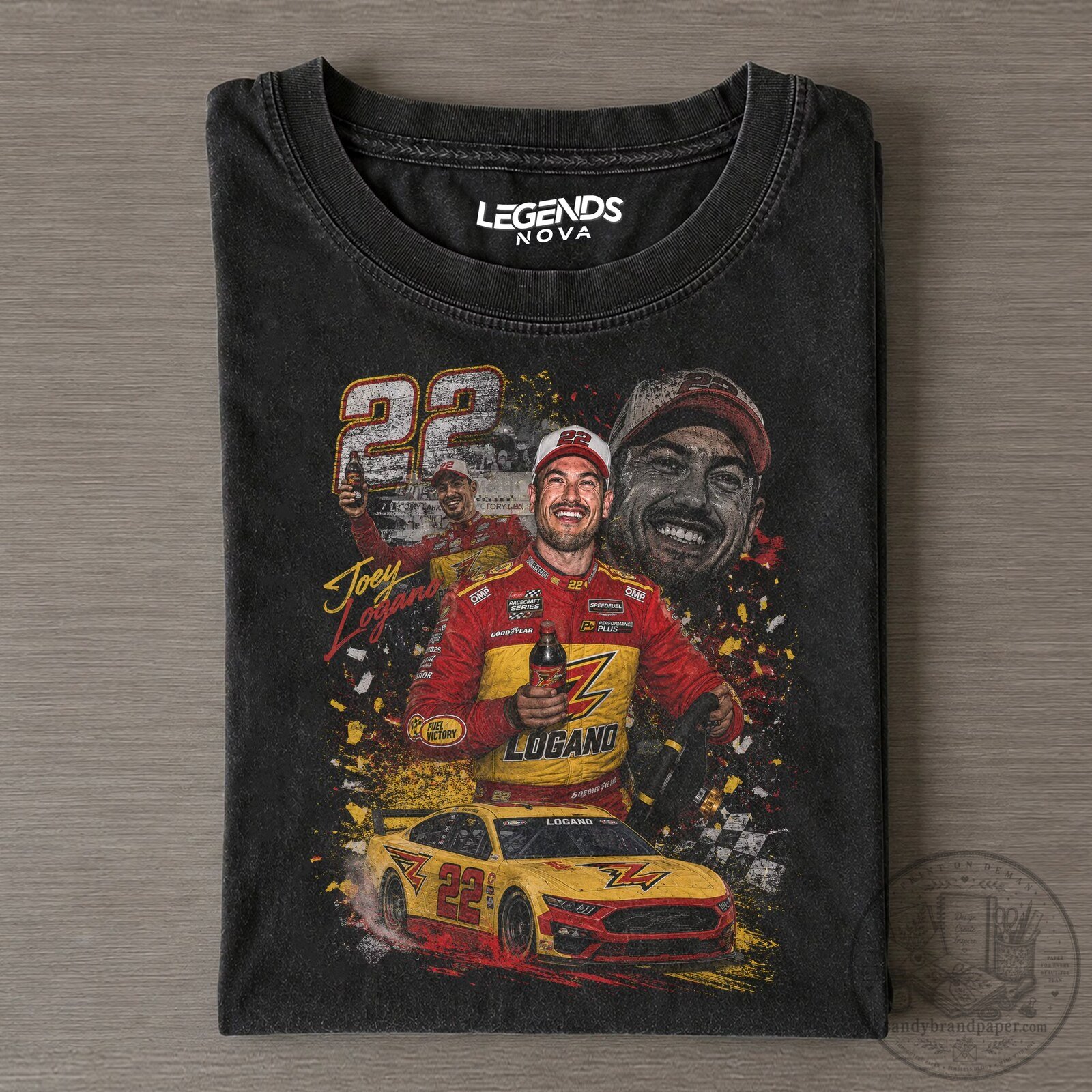 Joey Logano NASCAR Racing Legend Vintage Style T-Shirt