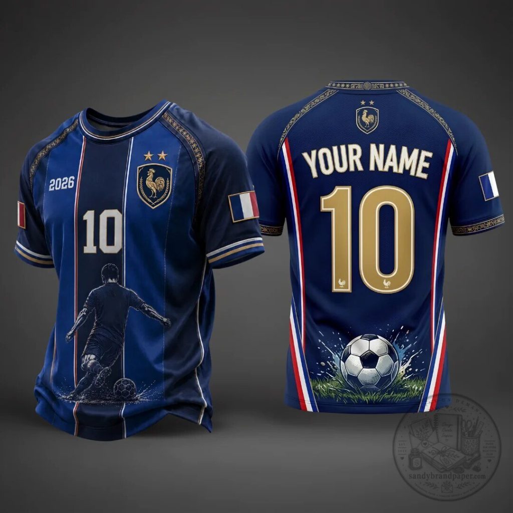 San Francisco 49ers Fan Shirt 33 France Football Fan Gift Personalized Soccer Jersey for World Cup 2026