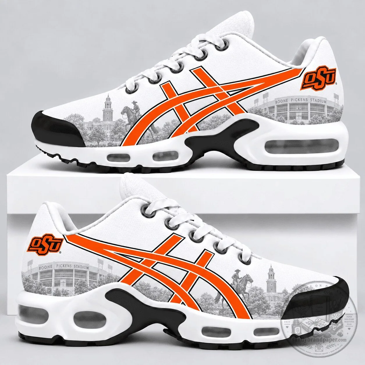 Oklahoma State Cowboys Boone Pickens Stadium Air Max Shoes