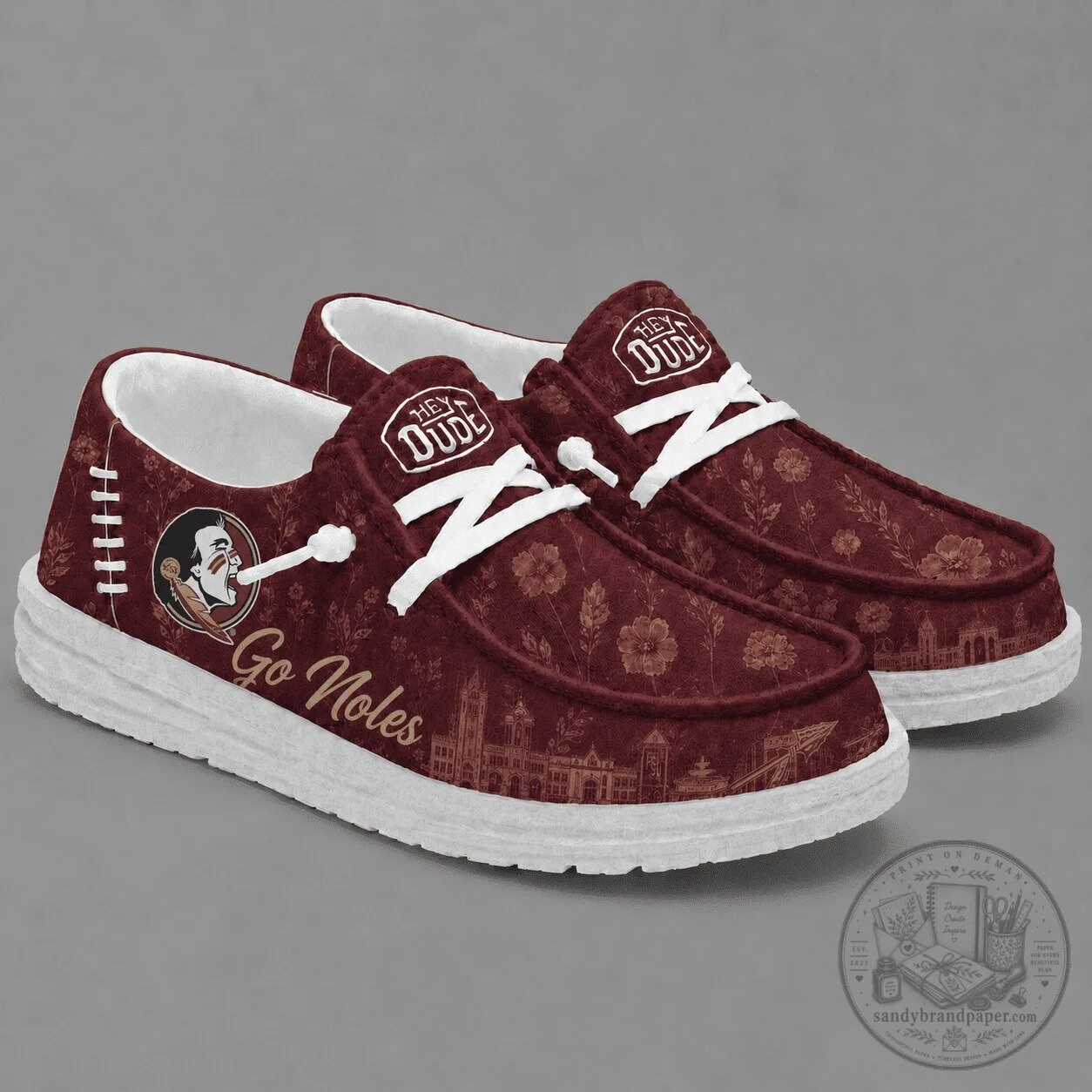 Florida State Seminoles Hey Dude Style Shoes