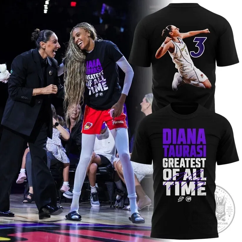Diana Taurasi GOAT T-Shirt - Phoenix Mercury's Greatest Of All Time Apparel