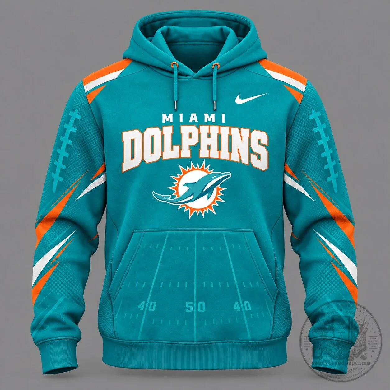 Miami Dolphins National Football League Game Day Graphic Hoodie