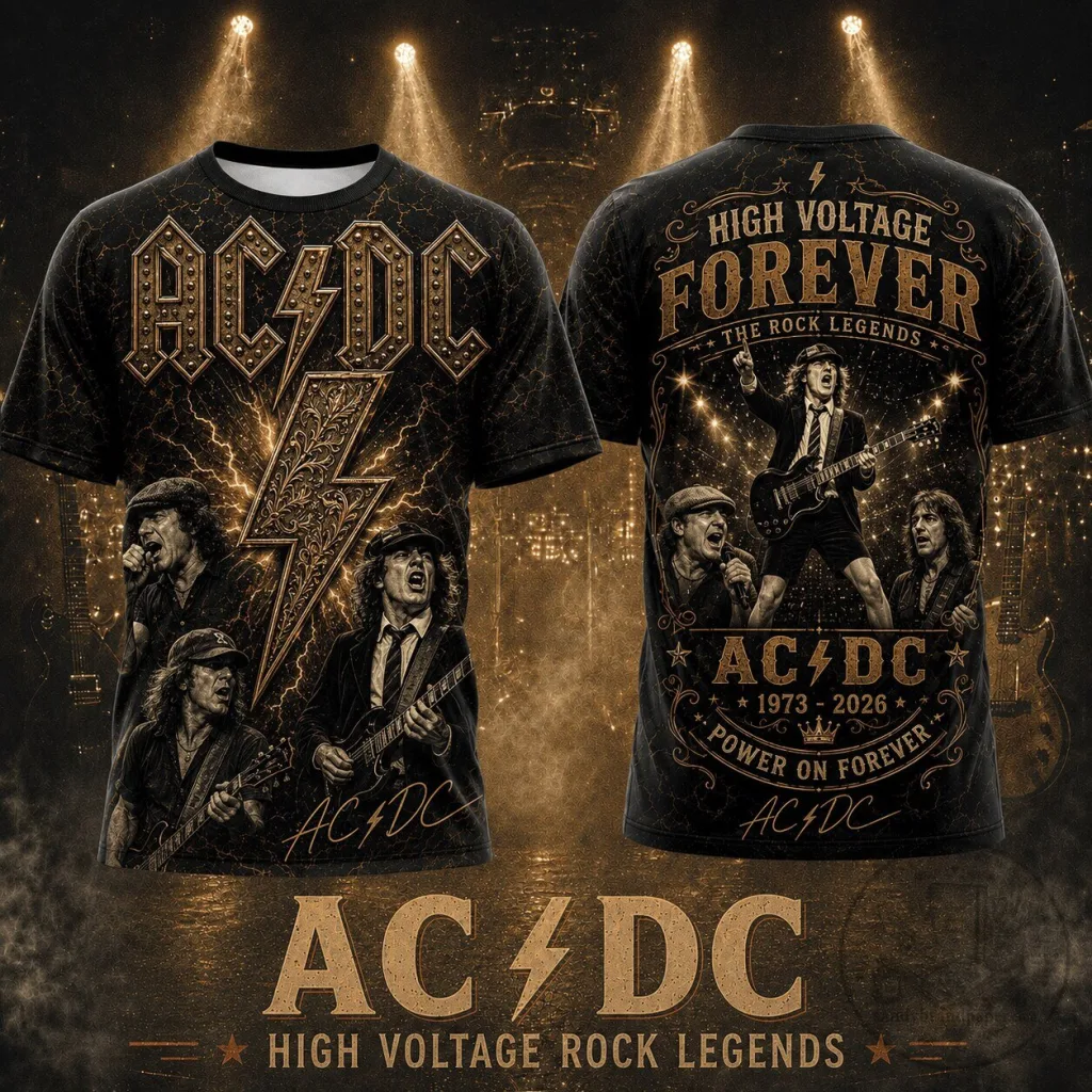 ACDC High Voltage Rock Band Shirt for Legends Fans and Concert Nights AC/DC High Voltage Rock Band Shirt for Legends Fans and Concert Nights