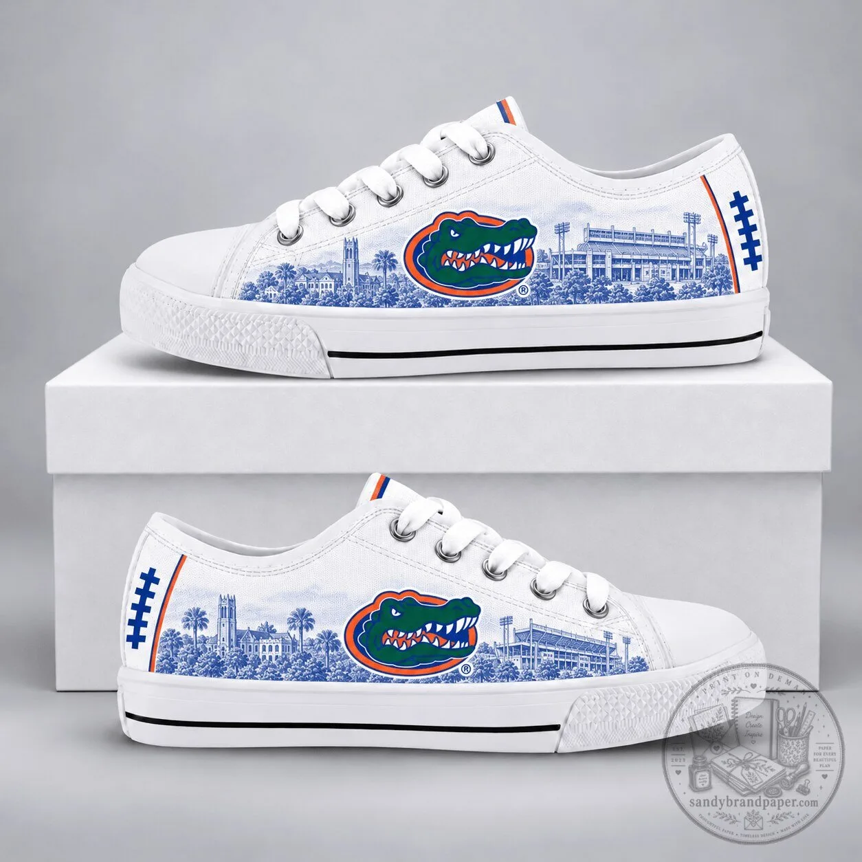 Florida Gators Football Pride Low Top Shoes for Men and Women
