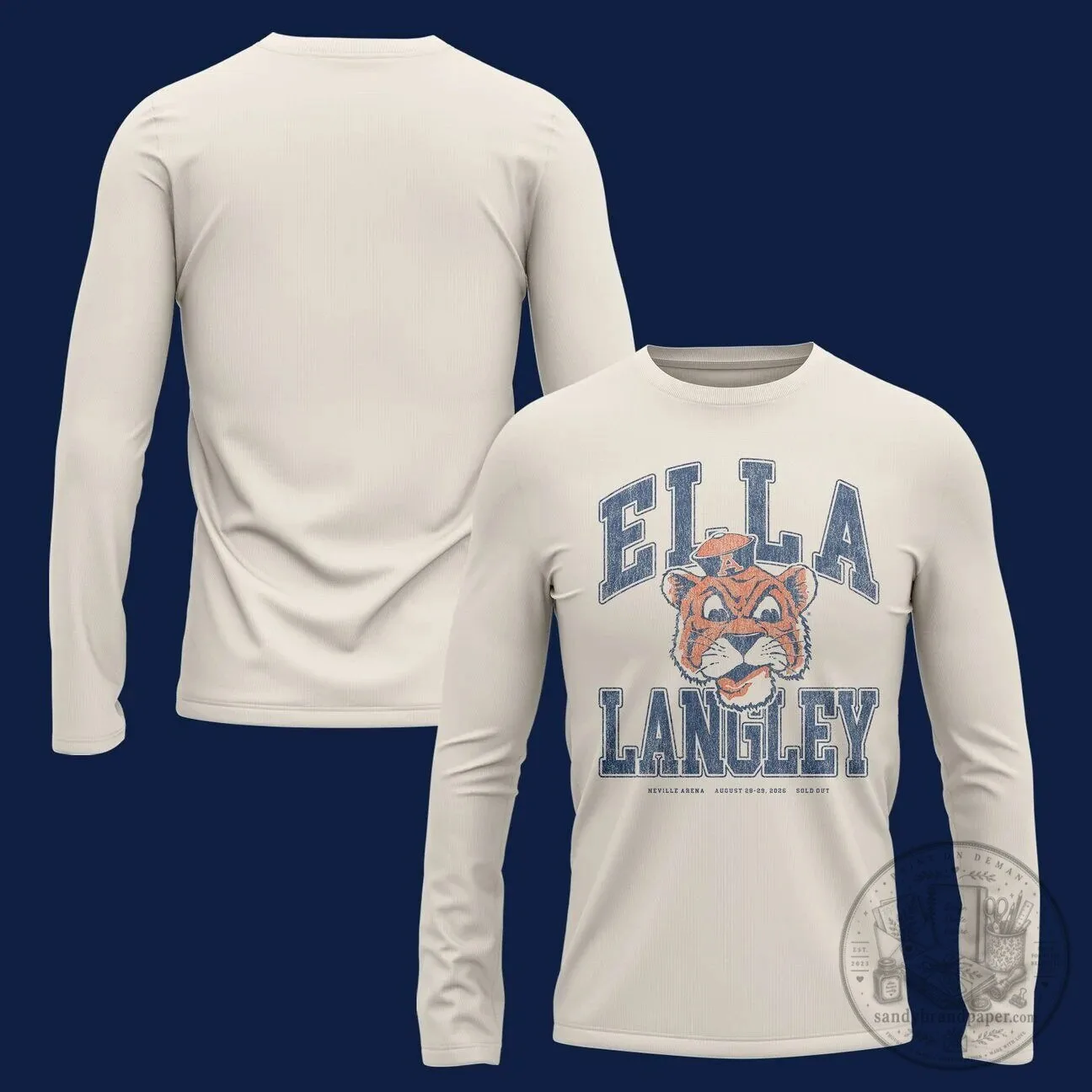 Ella Langley Dandelion Tour 2026 Long Sleeve Shirt at Neville Arena - Auburn Tigers 5 Ella Langley Dandelion Tour 2026 Long Sleeve Shirt at Neville Arena - Auburn Tigers