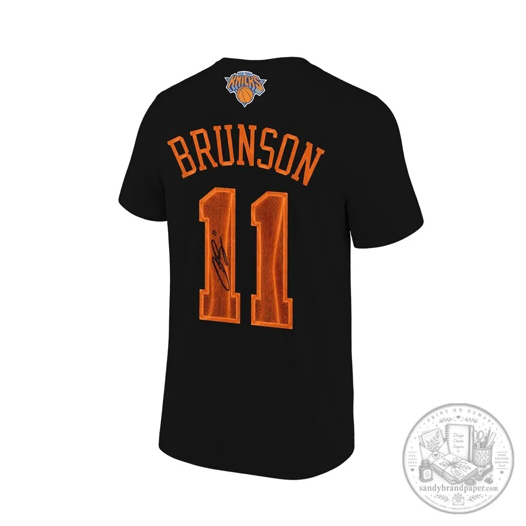 Jalen Brunson X-Ray Hand Signature Black T-Shirt 5 Jalen Brunson X-Ray Hand Signature Black T-Shirt