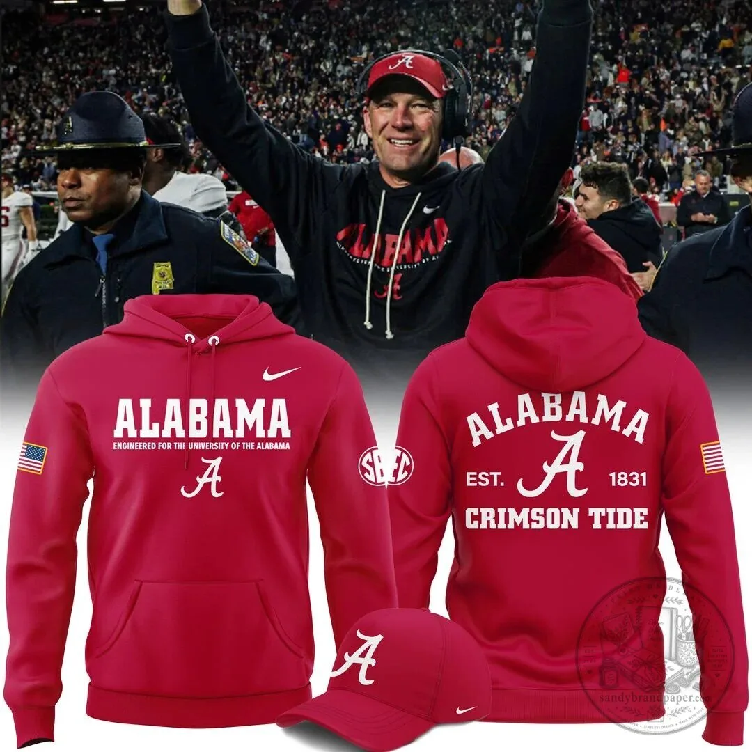 Crimson Tide Football Fan Pullover Hoodie from the University of Alabama