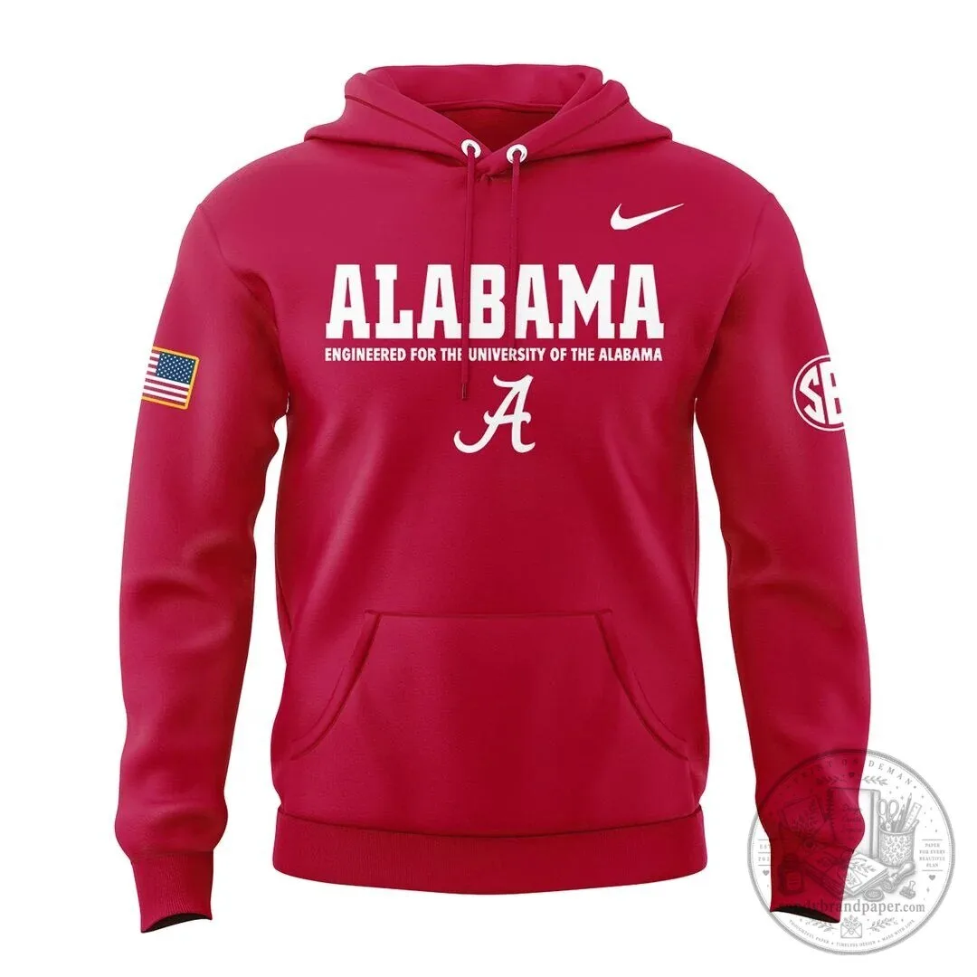 Crimson Tide Football Fan Pullover Hoodie from the University of Alabama 6 Crimson Tide Football Fan Pullover Hoodie from the University of Alabama
