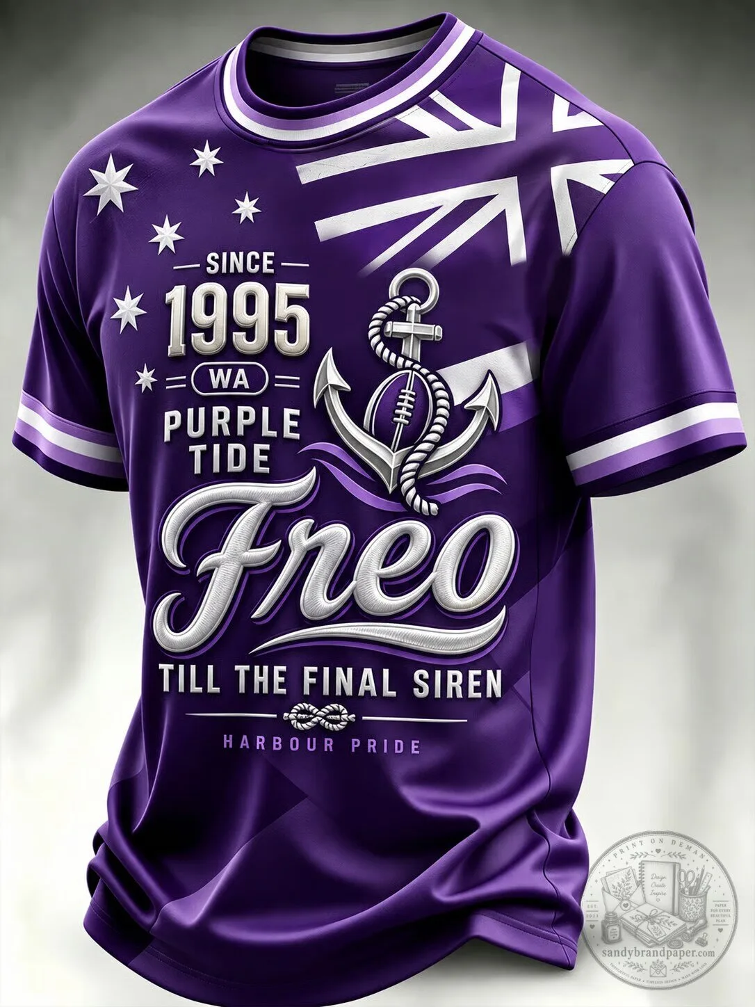 Fremantle Dockers Purple Tide Since 1995 Harbour Pride Football Jersey 1 Fremantle Dockers Purple Tide Since 1995 Harbour Pride Football Jersey