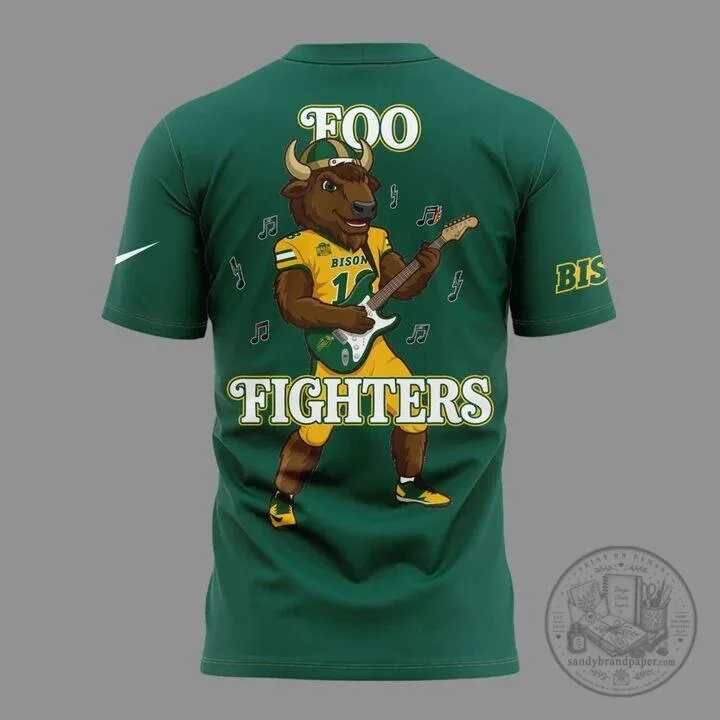 Foo Fighters NDSU Football Take Cover Tour 2026 Fargo T-Shirt 5 Foo Fighters NDSU Football Take Cover Tour 2026 Fargo T-Shirt