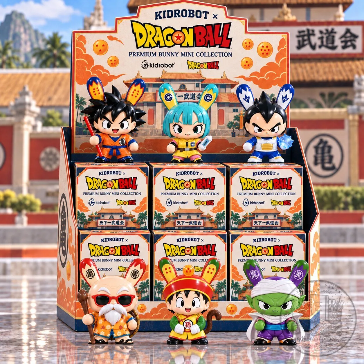 Dragon Ball Z Kidrobot Premium Bunny Mini Collection Blind Box Figurine