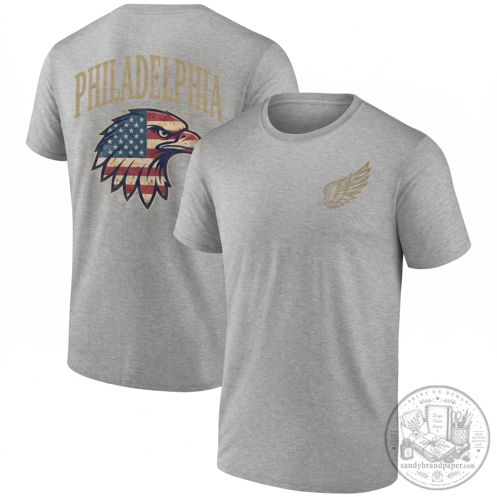 Philadelphia Eagles American Flag Salute To Service Black T-Shirt 9 Philadelphia Eagles American Flag Salute To Service Black T-Shirt
