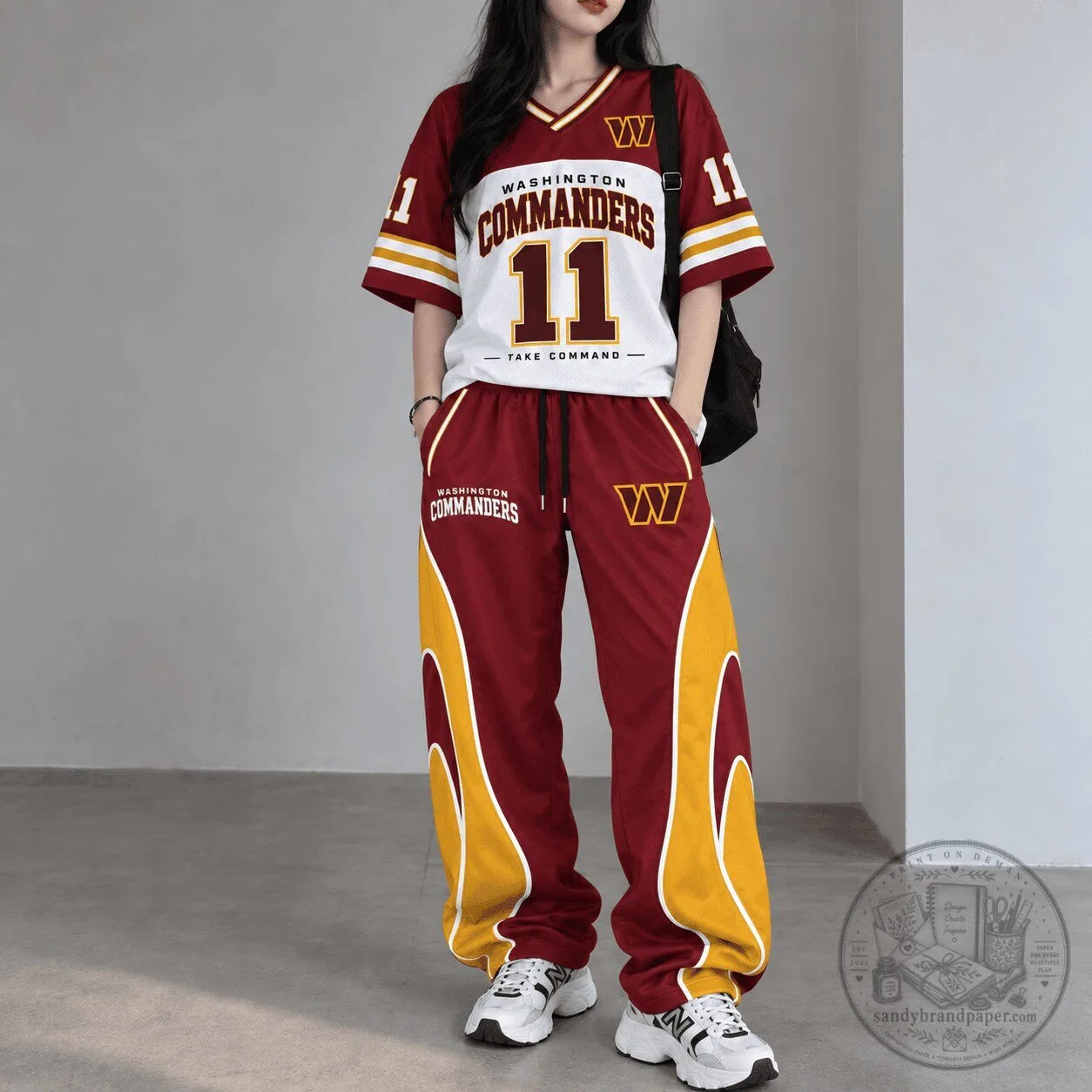 Washington Commanders Football Team Spirit Flame Set