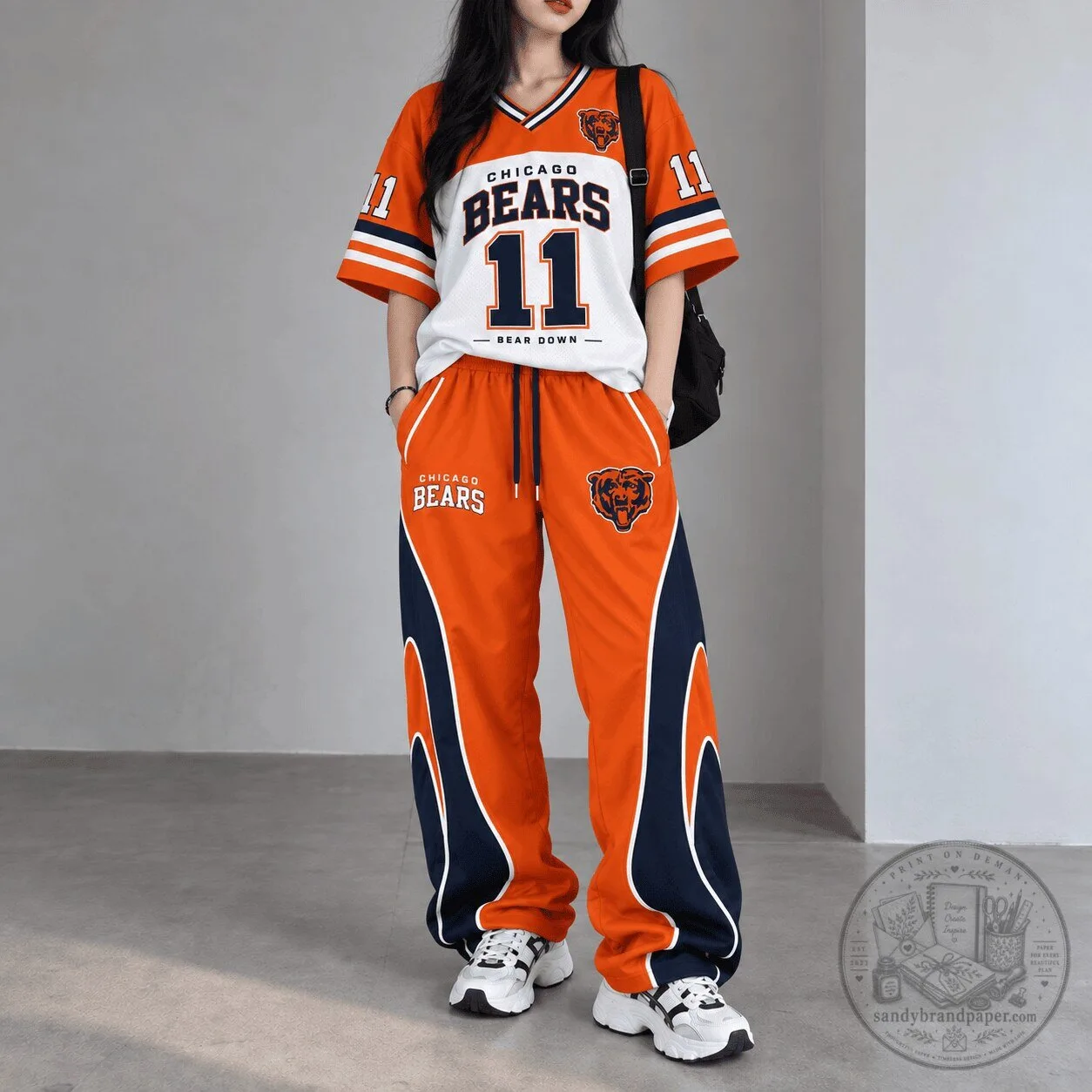 Chicago Bears National Football League Team Spirit Flame Set Apparel