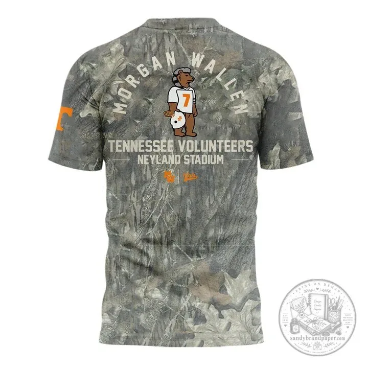 Morgan Wallen Tennessee Volunteers vs. Texas Neyland Stadium Camouflage T-Shirt 6 Morgan Wallen Tennessee Volunteers vs. Texas Neyland Stadium Camouflage T-Shirt