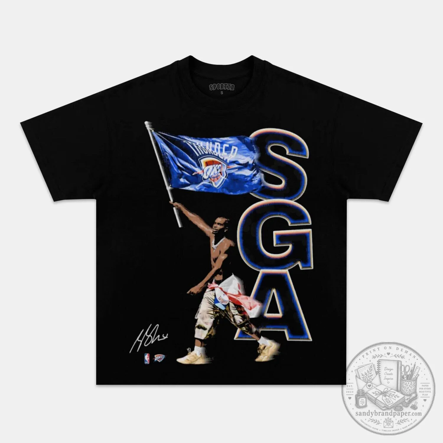 Shai Gilgeous-Alexander Oklahoma City Thunder Basketball Fan T-Shirt