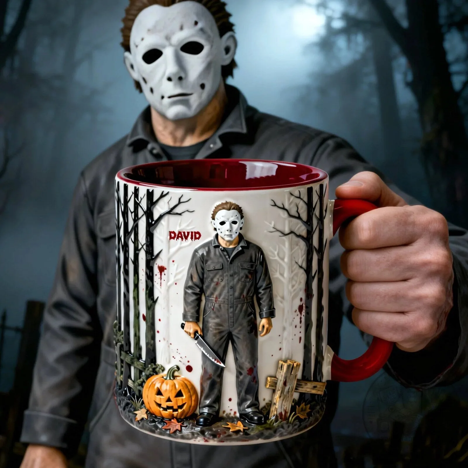 Michael Myers Halloween Horror Movie Character Ceramic Coffee Mug