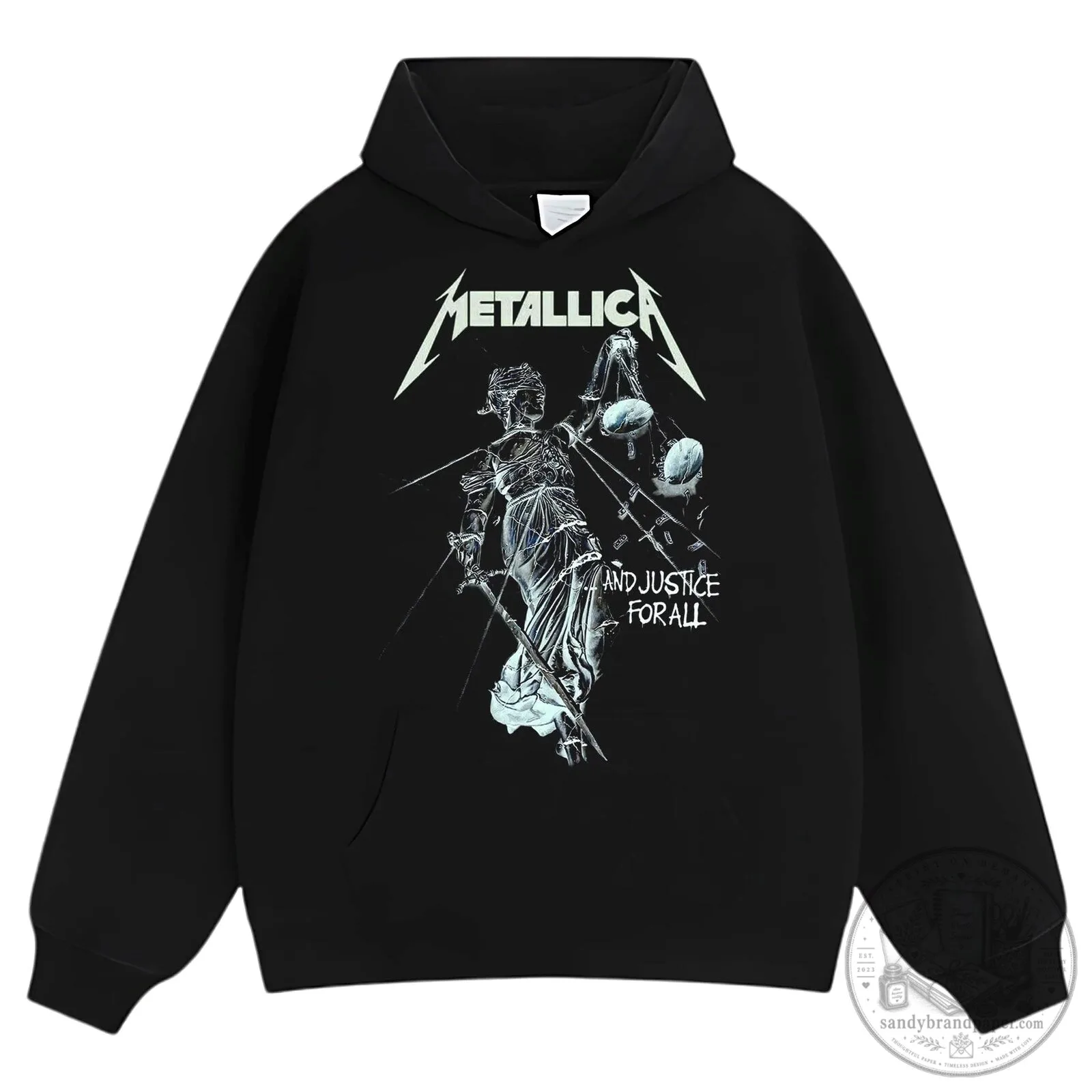 Heavy Metal Band T-Shirt featuring Metallica's And Justice For All Album Artwork 15 Heavy Metal Band T-Shirt featuring Metallica