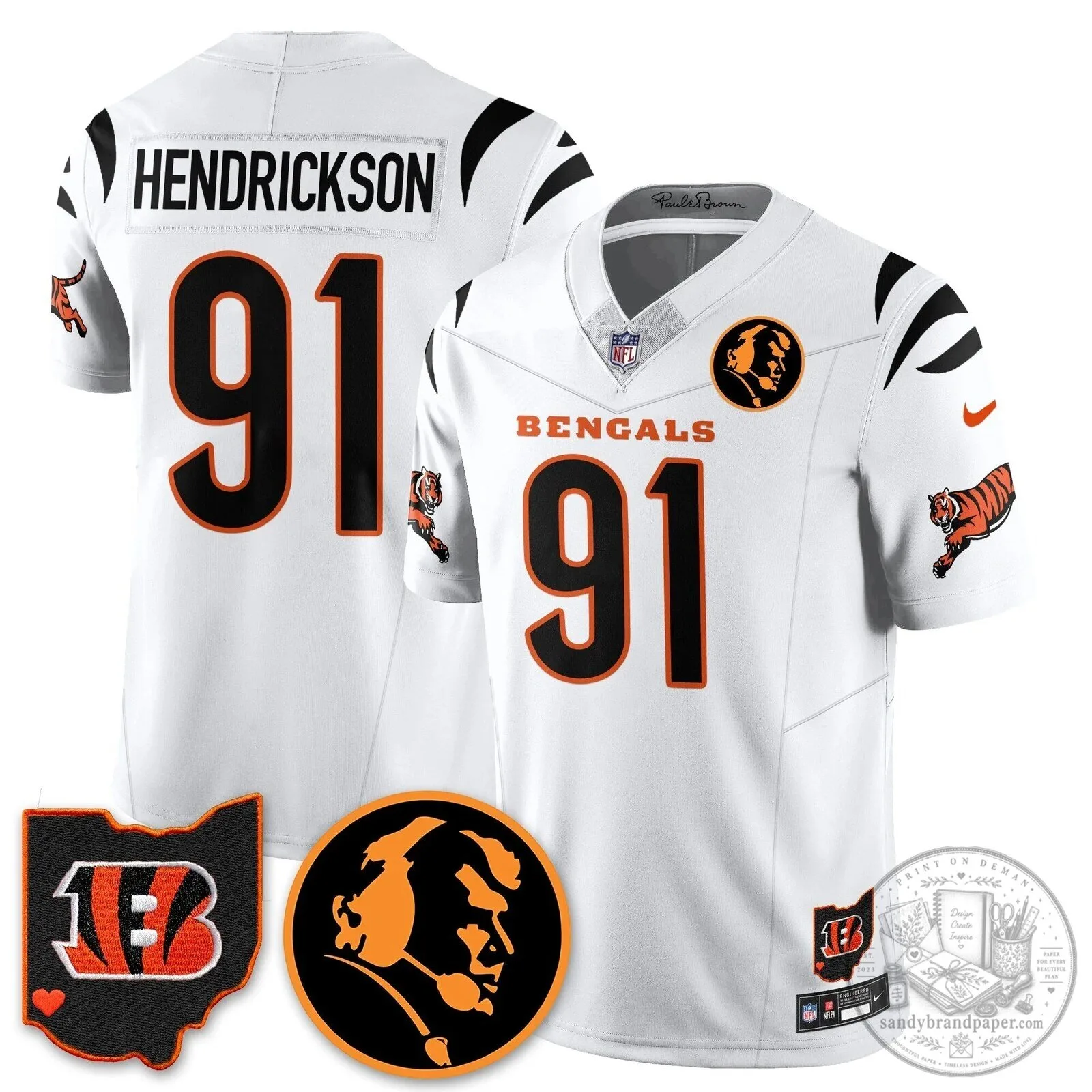 Cincinnati Bengals Joe Burrow John Madden Commemorative Football Jersey 87 Cincinnati Bengals Joe Burrow John Madden Commemorative Football Jersey