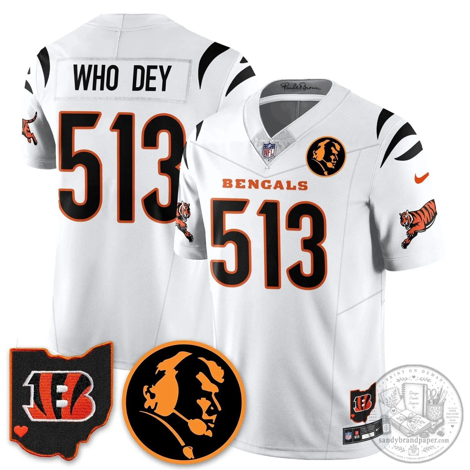 Cincinnati Bengals Joe Burrow John Madden Commemorative Football Jersey 89 Cincinnati Bengals Joe Burrow John Madden Commemorative Football Jersey
