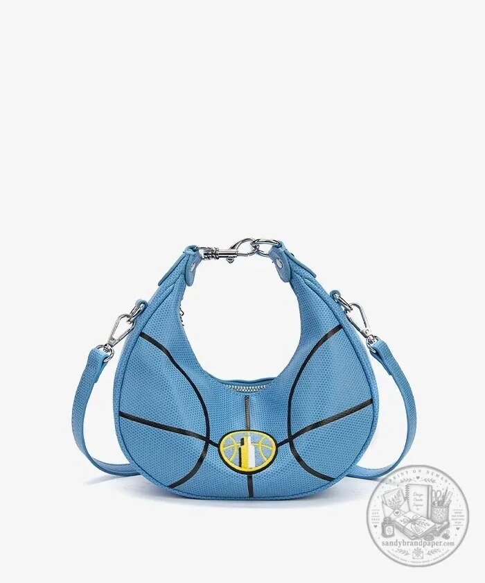 WNBA Chicago Sky Basketball Design Blue Crossbody Bag