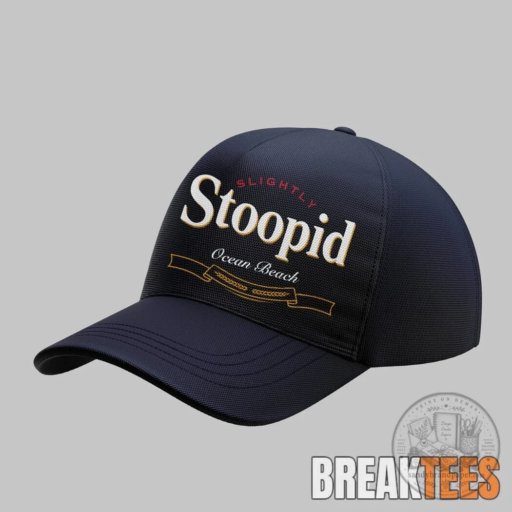 Slightly Stoopid Ocean Beach Music Band Black Baseball Cap Hat