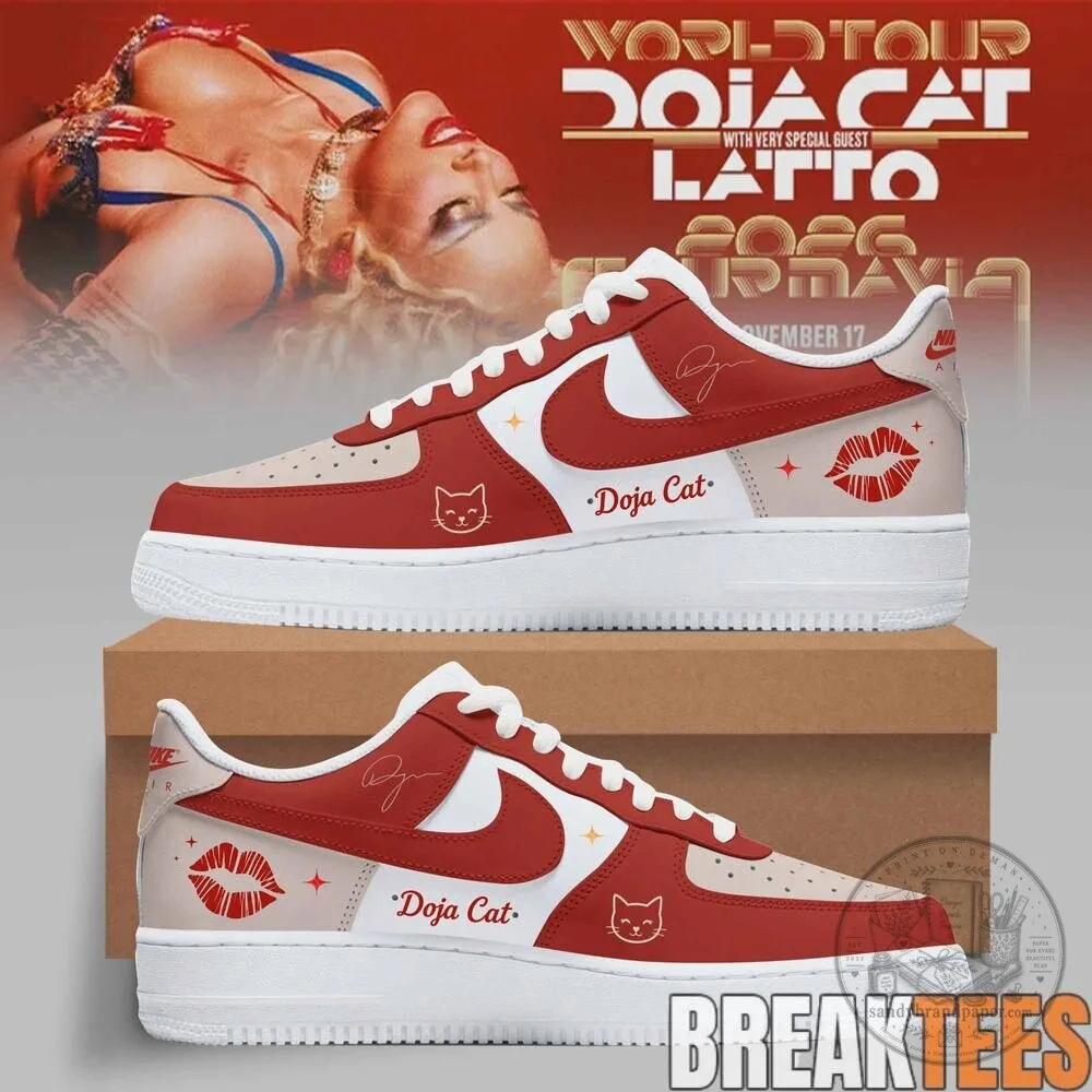 Doja Cat Ma Vie World Tour Custom Air Force One Shoes