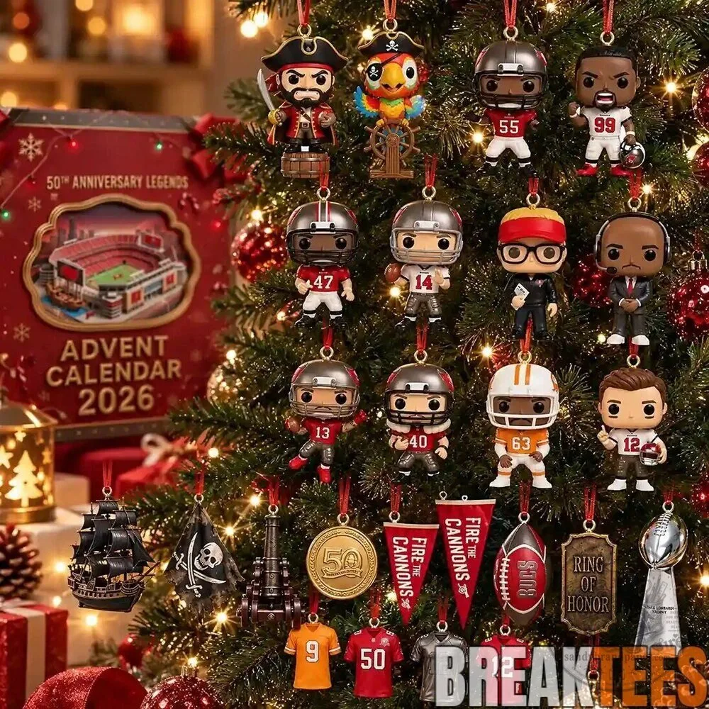 Tampa Bay Buccaneers 50th Anniversary Legends Advent Calendar 2026 Christmas Countdown