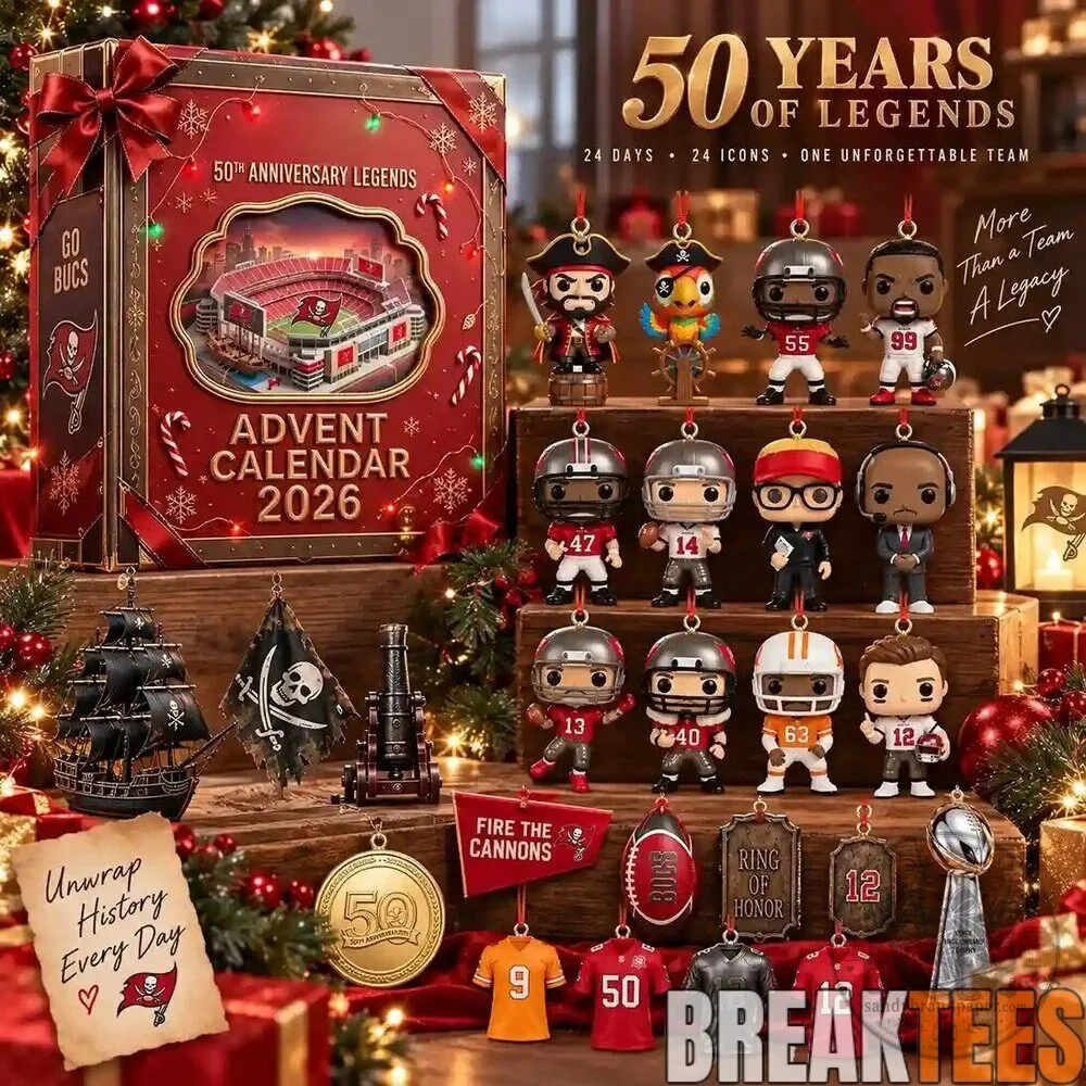 Tampa Bay Buccaneers 50th Anniversary Legends Advent Calendar 2026 Christmas Countdown 4 Tampa Bay Buccaneers 50th Anniversary Legends Advent Calendar 2026 Christmas Countdown