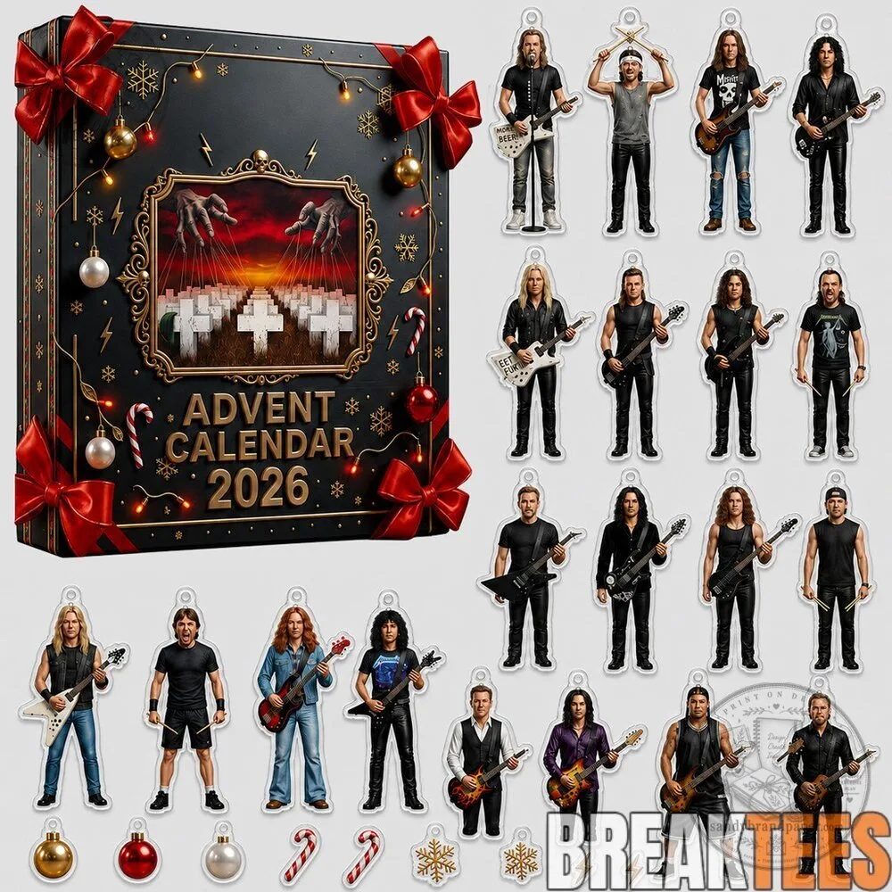 Metallica Heavy Metal Rock Band Music 2026 Advent Calendar