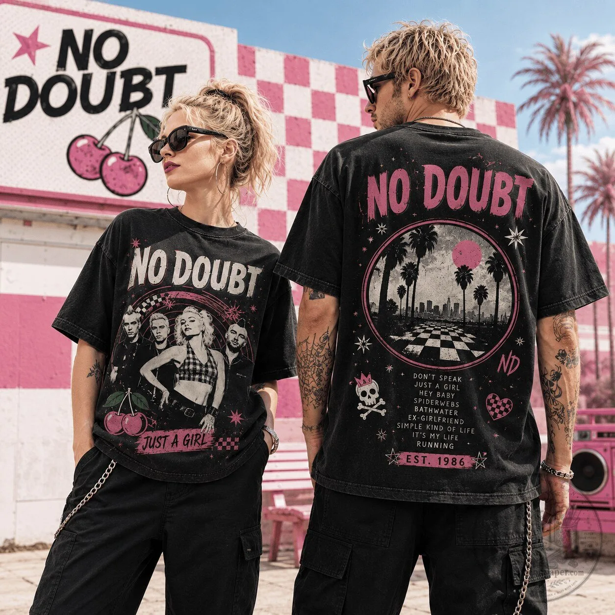 No Doubt Just A Girl Est 1986 Ska Punk Music Fan T-Shirt
