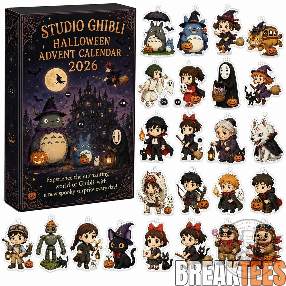 Studio Ghibli Halloween Advent Calendar 2026 with Anime Characters