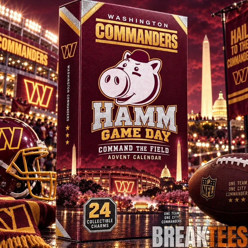 Washington Commanders Hamm Game Day Command The Field Advent Calendar with 24 Collectible Charms 3 Washington Commanders Hamm Game Day Command The Field Advent Calendar with 24 Collectible Charms