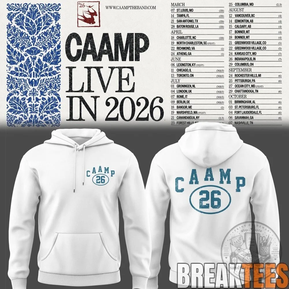 Caamp Live in 2026 Band Concert Tour Schedule Hoodie 5 Caamp Live in 2026 Band Concert Tour Schedule Hoodie