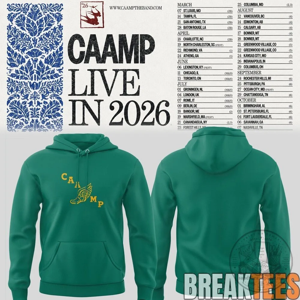 Caamp Live in 2026 Band Concert Tour Schedule Hoodie 7 Caamp Live in 2026 Band Concert Tour Schedule Hoodie
