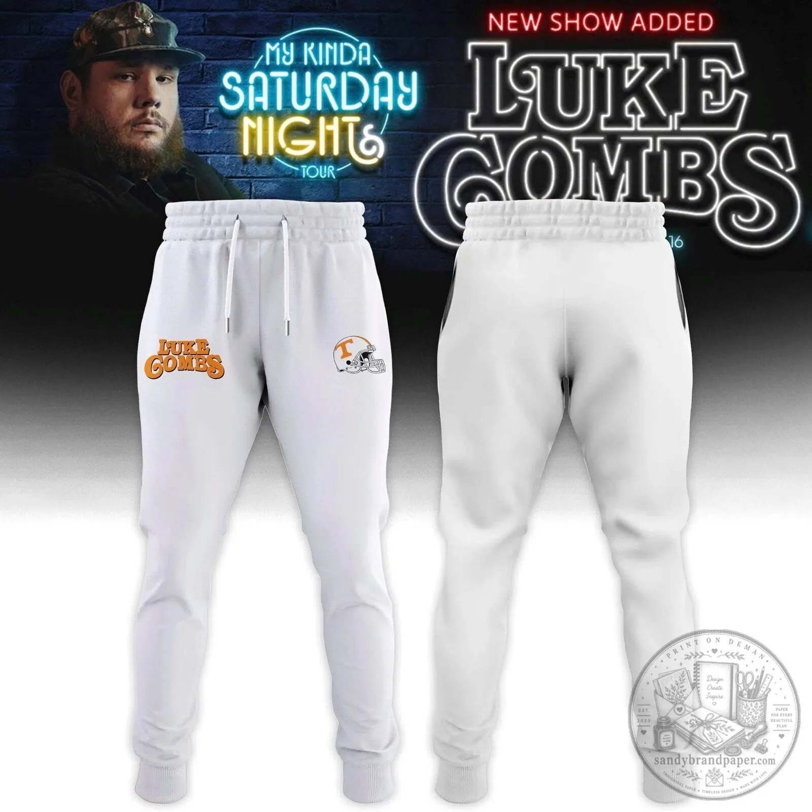 Hoodie for Luke Combs' My Kinda Saturday Night Tour at Neyland Stadium 2026 5 Hoodie for Luke Combs
