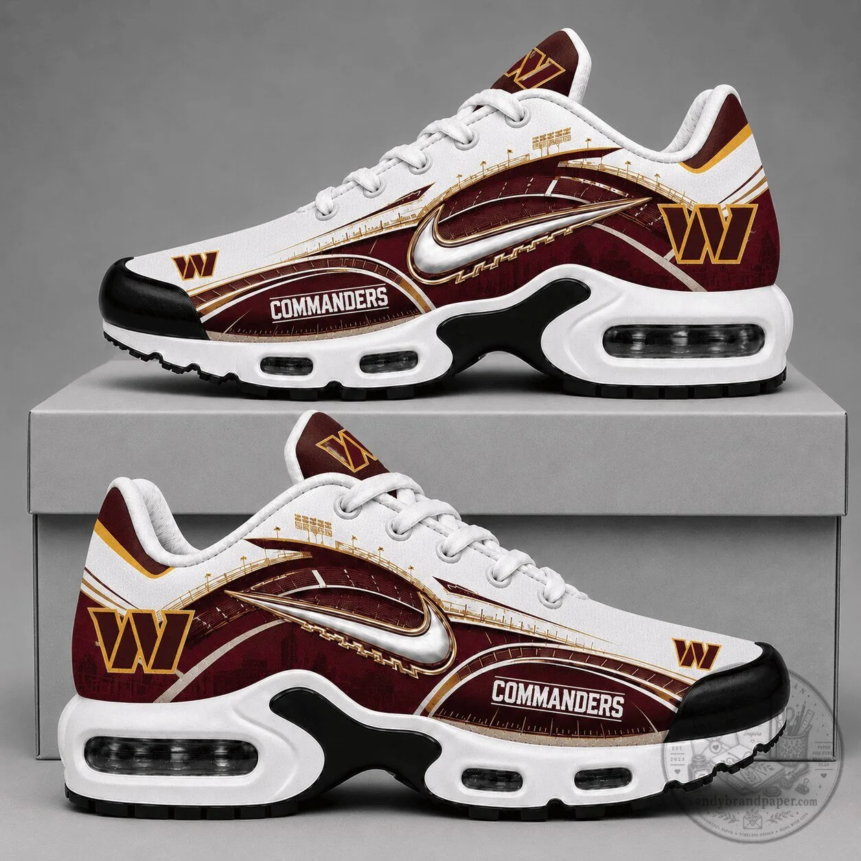 Washington Commanders Football Team Air Max Sneakers