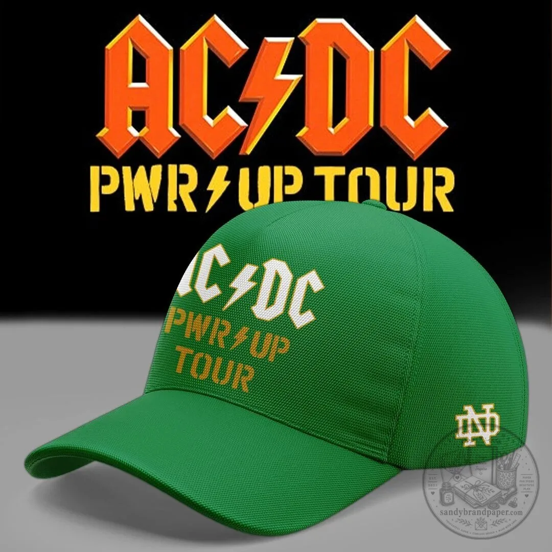 Green Hoodie for the AC/DC Power Up Tour 2026 featuring Notre Dame Football 4 Green Hoodie for the AC/DC Power Up Tour 2026 featuring Notre Dame Football