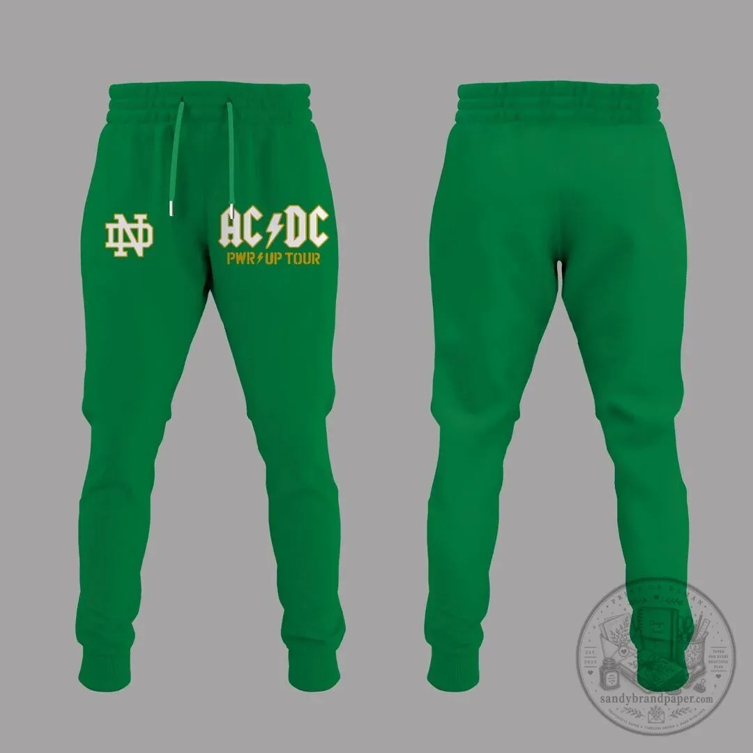 Green Hoodie for the AC/DC Power Up Tour 2026 featuring Notre Dame Football 5 Green Hoodie for the AC/DC Power Up Tour 2026 featuring Notre Dame Football