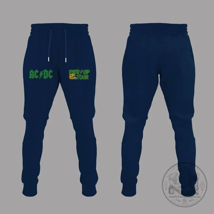 AC/DC Notre Dame Football Power Up Tour 2026 Concert Baseball Jersey 9 AC/DC Notre Dame Football Power Up Tour 2026 Concert Baseball Jersey