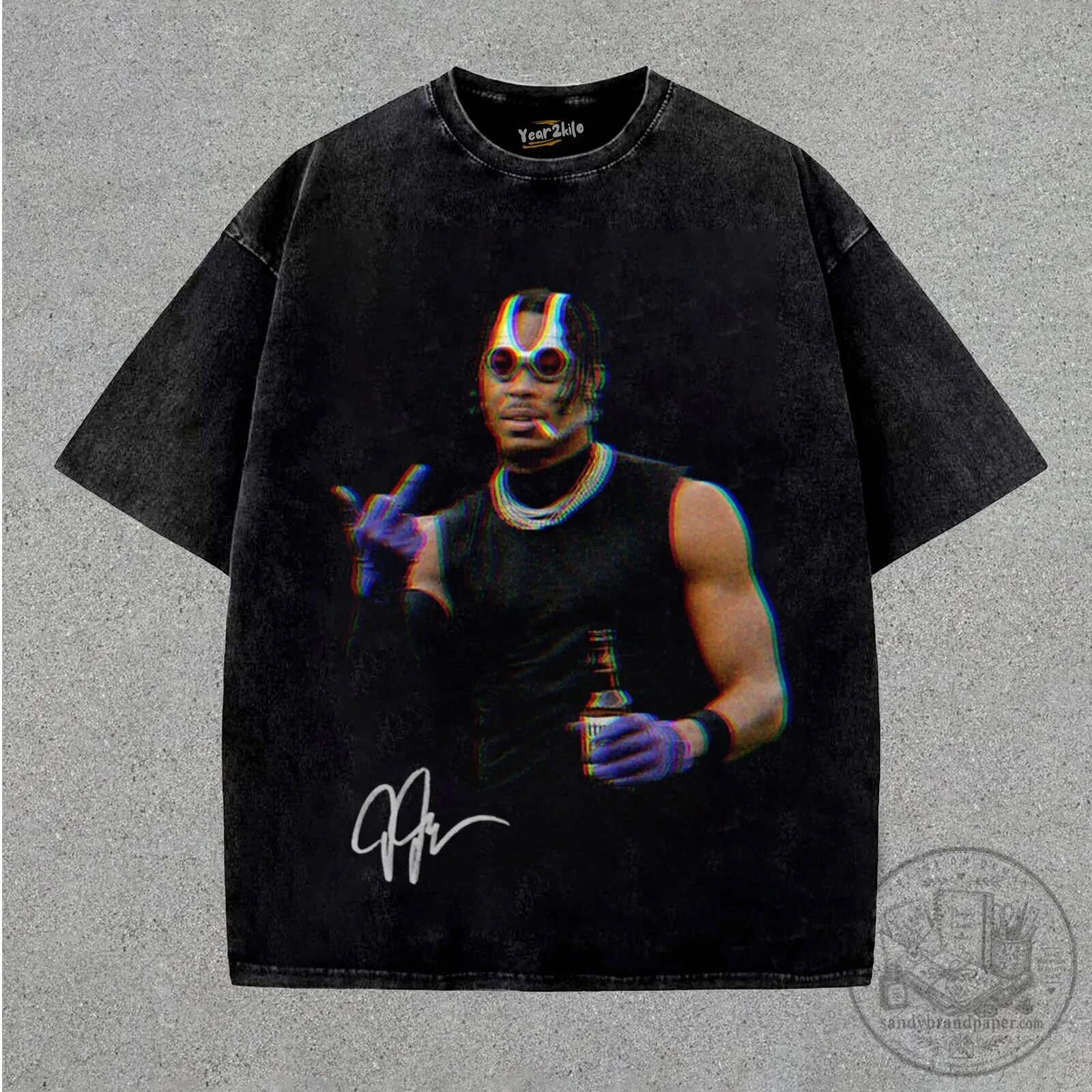 Justin Jefferson Flipping It Vintage Style Graphic T-Shirt